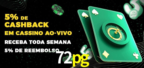 Promoções do cassino ao Vivo 72pg